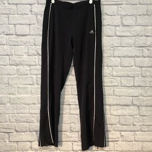 Adidas athletic zip bottom/fly joggers